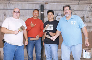 T.A.G. Team members(from left) Richard Loyd, Raymond Lalosin, Joel Elies and Ron Lockwood
