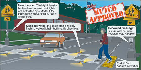 Flashing crosswalks could make it safer for pedestrians