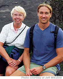 Jeff Mikulina and mom Lynne Mikulina