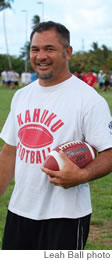 Red Raiders coach Reggie Torres