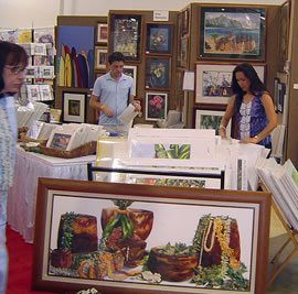 Local artists have a prominent place at the festival