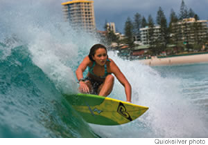 Carissa Moore's smooth moves have been compared to the legendary Kelly Slater