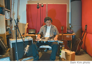 Bobby Ingano in the studio