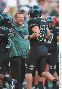 UH defensive co-coordinator Greg McMackin