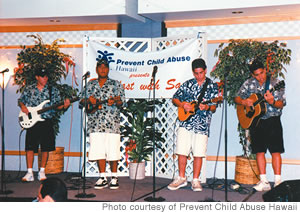 Breakfast includes musical entertainment