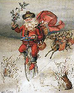 Santa by deceased poet/artist George Webster