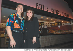 Patti's Chinese Kitchen manager Phillip Lau and owner Patti Louis