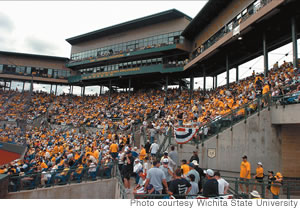 At Eck Stadium, Wichita State fans enjoy a first-class facility and college baseball experience