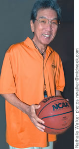 Longtime college basketball referee Pat Tanibe