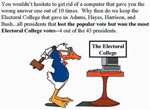 An anti-Electoral College graphic