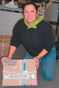 Teri Yamasaki at one of her many volunteer projects