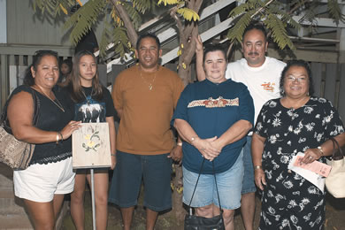 Suzette Julian, Evalani Yoshimura, Daniel Guzman, Deborah Sanchez, Billy Julian and Suzy Guzman