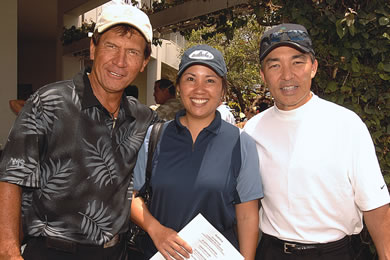 Kimo Kahoano, Olivia Morikawa and Blenn Fujimoto