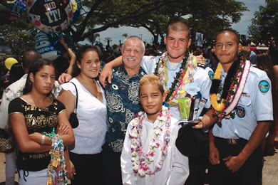 Kalena Pailimoo, Malia Kepilino, ron Fournier, Nehe Pailimoo, Robert Kepilino and Jarian Alvardo