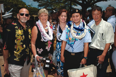 Gary Fulton, Irene Baker, Robyne, Nicole and Yuji Hoshino