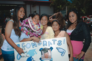 Kaena Kaaihue, Kuupua, Ipo and Lei Kuamoo, Kourtney Kaaihue