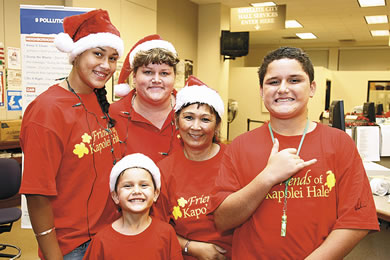 Leilani Tuani-Fifita, Sam and Laurie Fifita, Mercedes Mullins and Miki Fifita