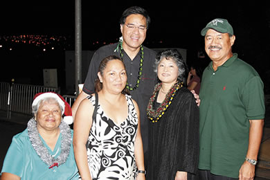 Faiaso Hannemann, Nua Memea, Mayor Mufi, Gail and Nephi Hannemann