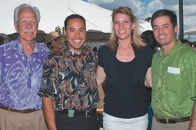 Roy Benham, Donovan Dela Cruz, Amy Asselbaye and Kyle Chock