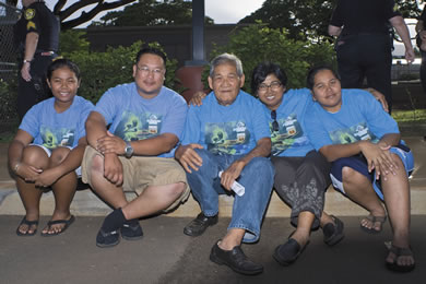 Tony Ann Paul, William Rash, Marciano and Beatrix Capati and Praise Isack