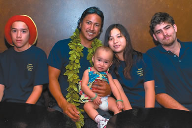 Harley Kontnier, Andrew Kaneko, Anastasia Pang-Kaneko, Rachel Pang and Tony Stanford