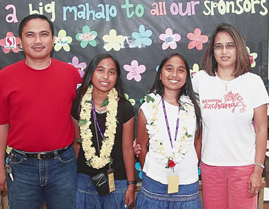 Jose, Joyce, Lynette and Emelyn Ayon-Ayon