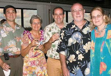 Wayne Yoshigai, Patty Neuwirth, John Schamber, John and Marcia Kerr