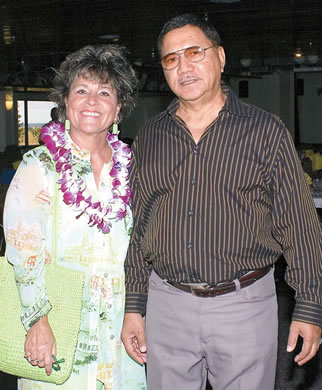 Avis Jervis and Vernon Kalama