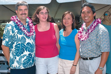 David and Kathy Earles, Karen and Nestor Garcia