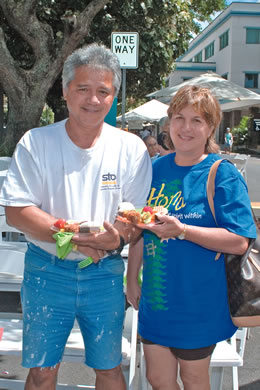 Sandy Quipotla and Pauline Chang