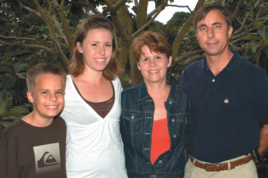 Wesley, Amy, Judy and Alan Babcock