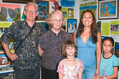 Ron, Kit and Erica Kowalke, Lori and Leah Ford