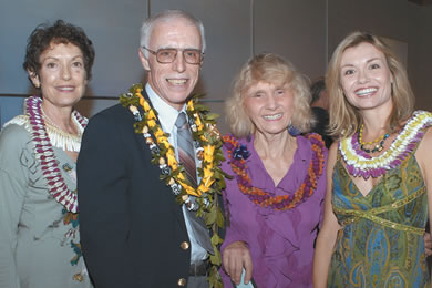 MiMi Wisnosky, Tom Klobe, Toni Martin and Mimi Wisnosky-Chang