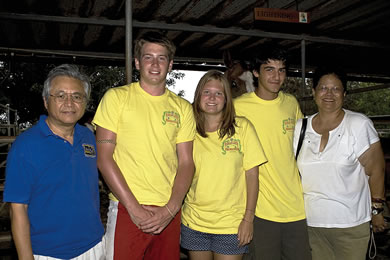 Clarence Izuo, Cedric Teyssen, Nanna Sorensen, Can Ekici and Barbara Keola