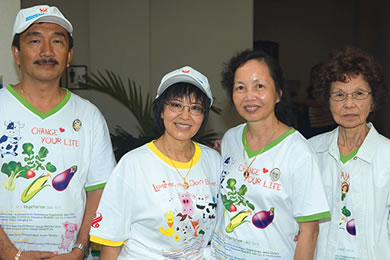 Hai Nguyen, Andrea Lee, Diep Lee and Florence Shijo