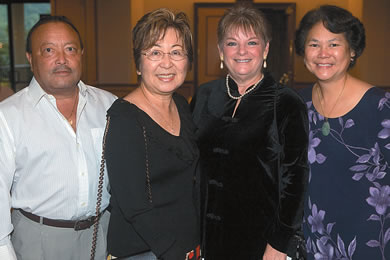 Mervin and Renae Chun, Wendy Calizar and Jean Hee