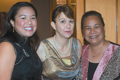 Mailani Makainai, Vicky DeSilva and Sylvia Makainai