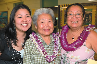 Alicia Tashiro, Nancy Ishima and Annette Tashiro