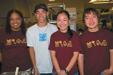 Keira La France, Bryson Deguchi, Elise Takebayashi and Kenneth Kuroda