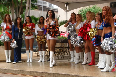 AFC cheerleaders